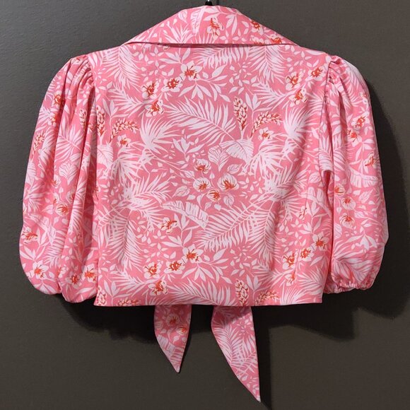 Lovers and Friends Juliet Tie Top Sienna Tropical SIZE MEDIUM - Picture 4 of 6